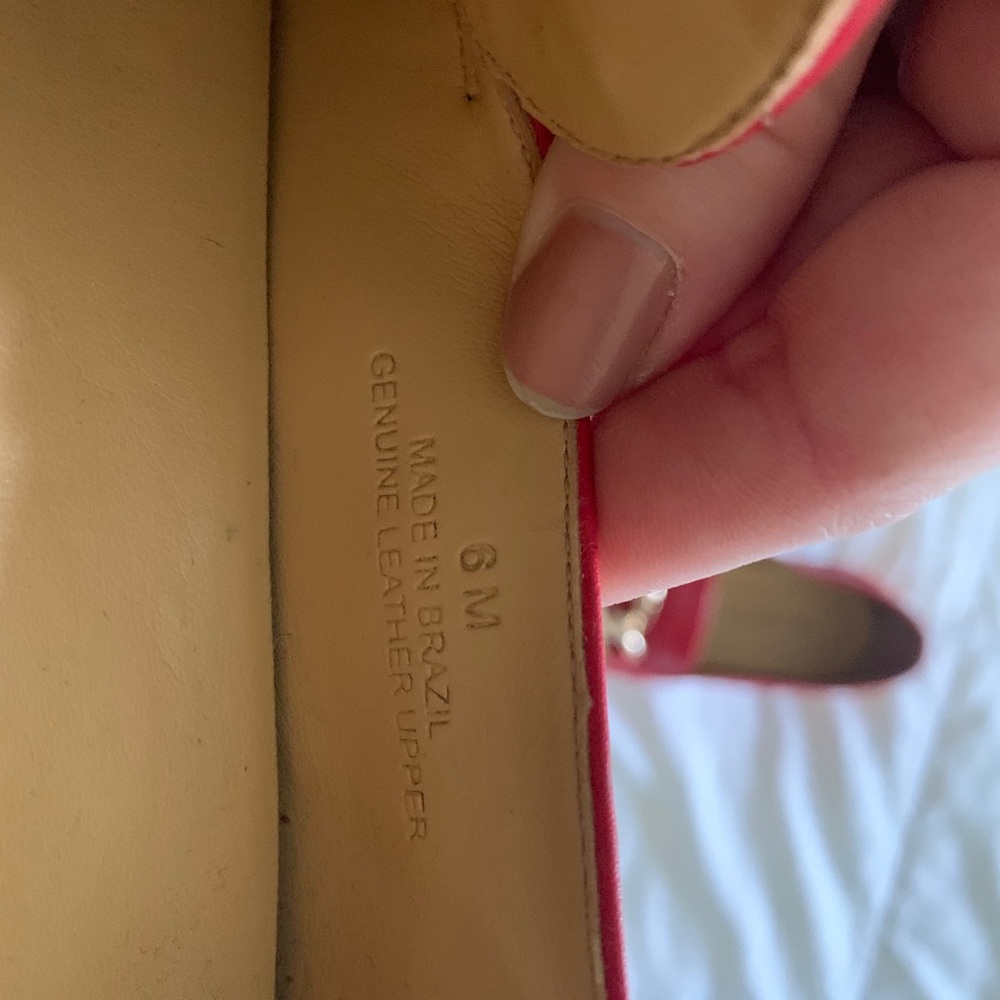 Talbots Red loafers - Picture 2 of 5